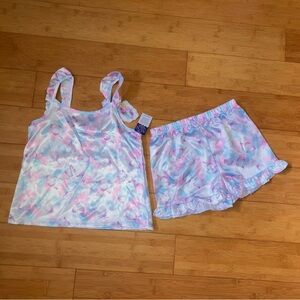 NWT Girls Size 12 Silky Feel Pajamas Set Pjs